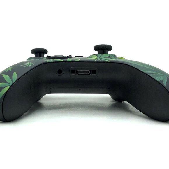 Custom Microsoft Xbox Series X / S Wireless Controller - Green Weeds Leaf - Picture 4 of 8